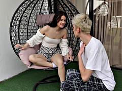 Oliver Strellys Kitchen Double Penetration Threesome