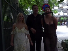 お尻, ブロンド, チン, グループ, ハードコア, オーガズム, オマンコ, オッパイの