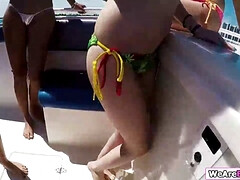 Brittany Shae and Piper Perri are a wild group of slutty babes who love deepthroating and riding big cocks