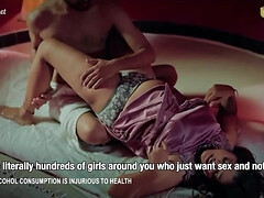 Cul, Gros cul, Sucer une bite, Éjaculation interne, Tir de sperme, Indienne, Nénés, Mouillée