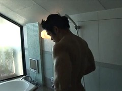 Anal, Asiatique, Grosse bite, Pénétrer avec le poing, Homosexuelle, Japonaise, Muscle, Plan cul à trois