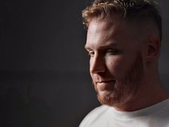 Большой член, Семяизвержение, Геи, Мастурбация, Мускулы, Бритые, Соло, Тату