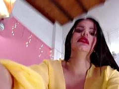 Amateur, Chica, Belleza, Morena, Fetiche, Latina, Pantaletas, Solo