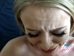 Leie, Grosser arsch, Blondine, Besamung, Freundin, Handjob, Höschen, Pov