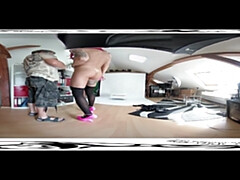 Stunning doxy at virtual reality smut