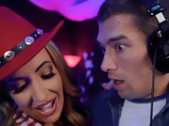 デカ尻, デカパイ, ブロンド, フェラチオ, カップル, 淫乱熟女, 母, オマンコ