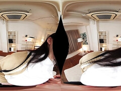 Jap naughty wench VR crazy porn clip