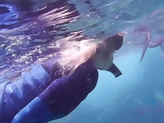 浴室, ビキニ, ブロンド, フェラチオ, 足コキ, 手コキする, キッチン, ハメ撮り