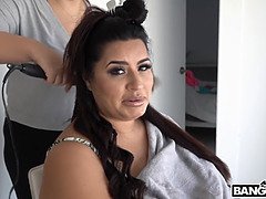 Lil D and BBW Sofia Rose take a wild ride in exclusive behind the scenes video with big naturals and curves