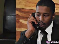 Chica, Negro, Gordita, Ébano, Erótico, Fetiche, Interracial, Secretaria