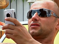 Chica, Bikini, Grupo, Sexo duro, Orgía, Al aire libre, Perforación, Piscina