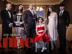 Kont, Sperma, Hondjeshouding, Natuurlijke tieten, Roodharige vrouw, Geschoren, Sokken, Tieten likken