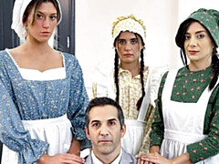 18 ans, Gros cul, Grosse bite, Sucer une bite, En levrette, Seins naturels, Adolescente, Nénés