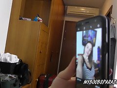 Talia Amanda shoot her self her Huge Natural Tits