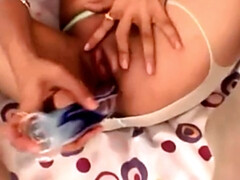 Young Teenie Blacks featuring angel's solo sex