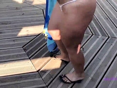 Amateur, Culo, Belleza, Rubia, Polla, Estilo perrito, Masturbación, Al aire libre