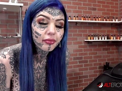 デカパイ, 茶髪の, 巨乳な, Hd, 現実, ソフトコア, タトゥー, オッパイの