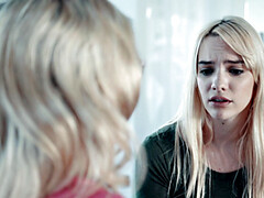 Lesbian MILF with glasses seduces 19yo lesbian