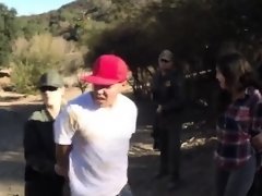 素人, フェラチオ, 茶髪の, バック, グループ, アウトドア, 現実, 三人