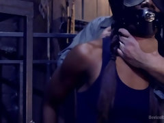 Full Throttle - Ebony Babe Suffers Beautifully