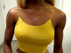 Gros seins, Sucer une bite, Éjaculation interne, Noir ébène, Hd, Seins naturels, Pov, Soeurs