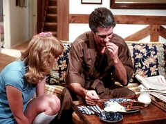 Grosse titten, Blondine, Blasen, Spermaladung, Gruppe, Hardcore, Lesbisch, Vintage