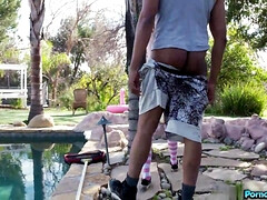 Noire, Sucer une bite, Gorge profonde, Queue, Hard, Hd, Énorme, Interracial