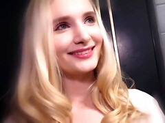 Aziatisch, Kont, Blond, Schattig, Diep in de keel, Hd, Tieten likken, Speelgoed