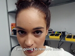 Enthousiasteling, Grote lul, Bruinharig, Lul, Europees, Handbeurt, Latijnse vrouw, Rok