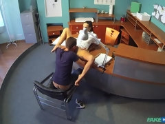 Enthousiasteling, Vingeren, Likken, Verpleegster, Kantoor, Kut duiken, Uniformpje, Bekijker