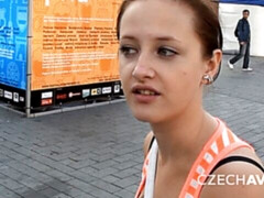 Blasen, Braunhaarige, Hundestellung, Handjob, Lecken, Rasiert, Jungendliche (18+), Titten