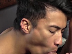 Anal, Asiatique, Lécher le cul, Grosse bite, Sucer une bite, Homosexuelle, Suçant