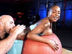 お尻, 美女, デカパイ, 黒人, チン, ハードコア, オマンコ, オッパイの