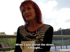 素人, デカパイ, チェコ, フェティッシュ, 手コキする, 熟年, 淫乱熟女, 公共