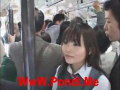 Public Blowjob On Bus: Amateur, Asian  Japanese Porn