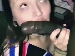 Amateur, Grosse bite, Noire, Mignonne, Noir ébène, Fille latino, Suçant