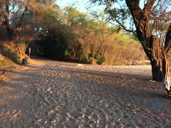 Leie, Strand, Blondine, Nackt, Im freien, Öffentlich, Dürr, Titten