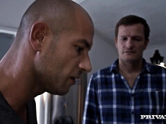 russian whore Marina Visconti gets DP fucked - anal threesome hardcore