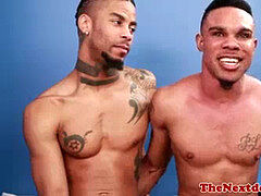 Amateur, Negro, Ébano, Gay, Interracial, Tatuaje