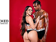 Natural tits action with sassy Madison Wilde from Blacked.Com