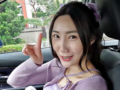 Asiatisch, Grosse titten, Blasen, Spermaladung, Aufs gesicht abspritzen, Muschi