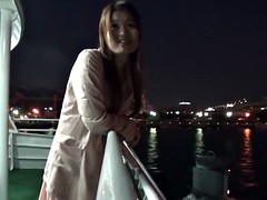 Asian slut public rubbing