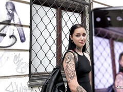 GERMAN SCOUT - TALL TATTOO TEENAGER SHARLOTTE I PICKUP AND RAW POUND I REAL STREET CASTING - Reality