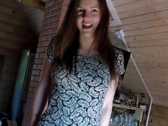 デカチン, デカパイ, フェラチオ, 茶髪の, 大学生, 口内発射, イく瞬間, オーガズム