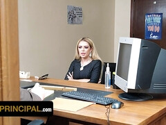 Blondine, Vollbusig, Betrug, Domination, Hd, Milf, Büro, Rau