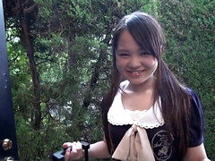 18 jahre, Leie, Asiatisch, Tussi, Blasen, Hd, Japanische massage, Schulmädchen