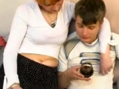 mom and son having lazy sex