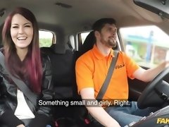 Grosser arsch, Blasen, Auto, Hundestellung, Handjob, Masturbation, Im freien, Rotschopf