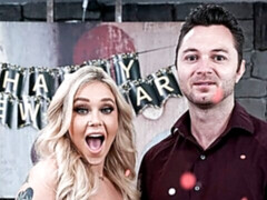 デカ尻, デカチン, デカパイ, ブロンド, フェラチオ, バック, 淫乱熟女, タトゥー