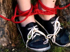 Lieveling, Gebondenheid, Rondborstig, Tsjechisch, Fetisj, Buiten, Alleen, Tieten likken